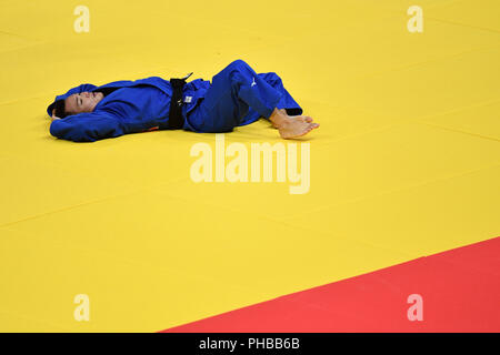 Jakarta, Indonesien. Credit: MATSUO. 1. Sep 2018. Masashi Ebinuma (JPN) Judo: Mix Team im Jakarta Convention Center Plenarsaal während der 2018 Jakarta Palembang Asian Games in Jakarta, Indonesien. Credit: MATSUO. K/LBA SPORT/Alamy leben Nachrichten Stockfoto