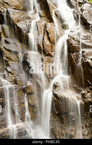 Hickory Mutter fällt in Chimney Rock State Park, North Carolina Stockfoto