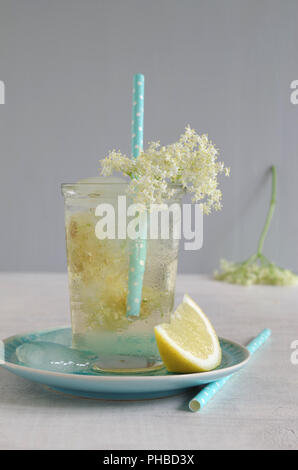 Elderflowers Limonade Stockfoto