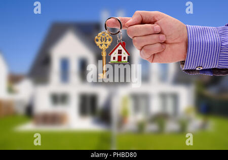 Golden und antike Schlüssel für Ihr Haus Stockfoto