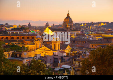 Skyline von wunderschönen Rom, Italien Stockfoto