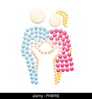 Familie healthcare. Stockfoto