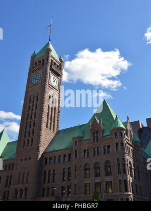 Rathaus Gebäude in Minneapolis, Minnesota, USA Stockfoto