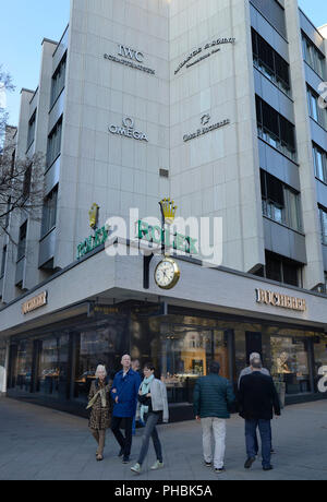 Juwelier Bucherer, Kurfürstendamm, Charlottenburg, Berlin, Deutschland Stockfoto