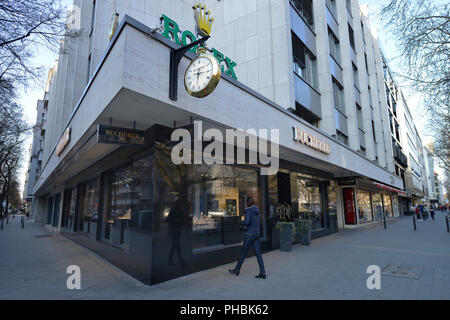 Juwelier Bucherer, Kurfürstendamm, Charlottenburg, Berlin, Deutschland Stockfoto