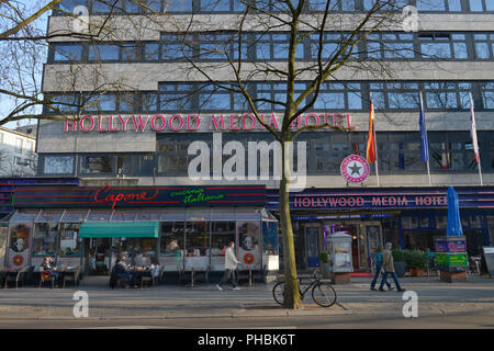 Hollywood Media Hotel, Kurfürstendamm, Charlottenburg, Berlin, Deutschland Stockfoto