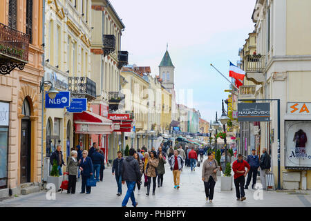 Chirok Sokak Straße. Bitola, Mazedonien Stockfoto