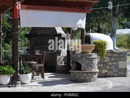 Griechenland Restaurant Stockfoto