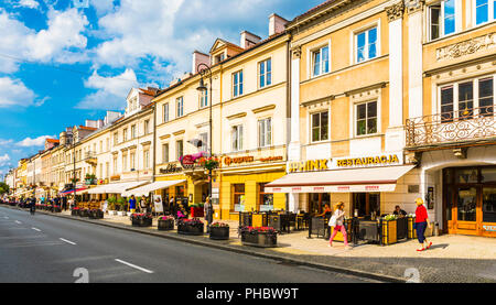 Nowy Swiat Straße, Warschau, Polen, Europa Stockfoto