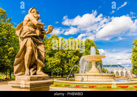 Statue in Sächsische Garten, Warschau, Polen, Europa Stockfoto