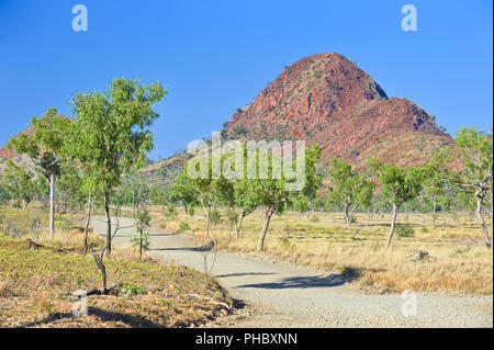 Straße auf die Bungle Bungles Nationalpark Stockfoto