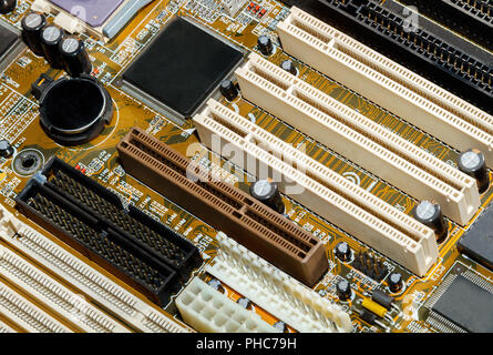 Motherboard hautnah Stockfoto