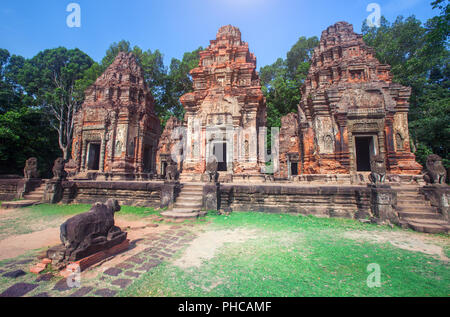 Tempel von Preah Ko Stockfoto