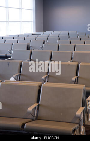 Flughafen Terminal Sitze Stockfoto