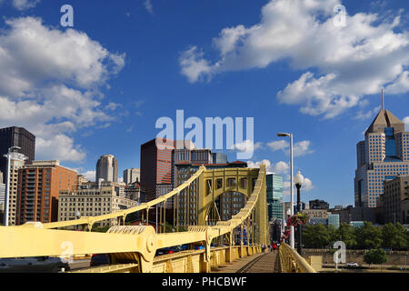 Skyline von Pittsburgh PA Stockfoto