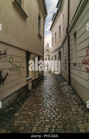 Die enge Gasse Stockfoto