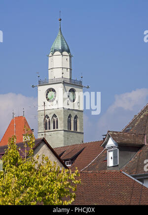 Überlingen, Kathedrale St. Nikolaus Stockfoto