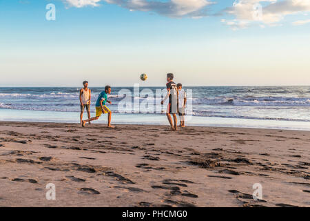 Eine typische Ansicht in El Zonte in El Salvador Stockfoto