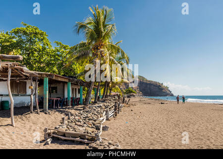 Eine typische Ansicht in El Zonte in El Salvador Stockfoto