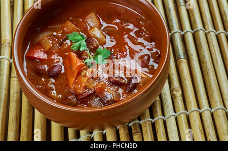 Indische machen Rajma Dal Stockfoto