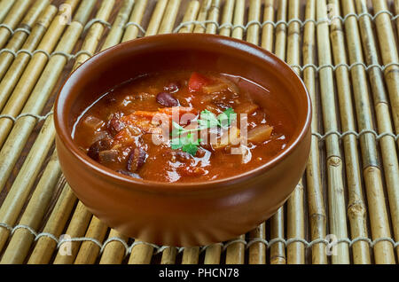 Indische machen Rajma Dal Stockfoto