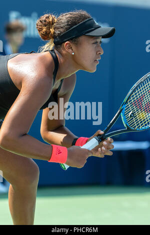 Naomi in Osaka (JPN) konkurrieren auf dem 2018 US Open Tennis. Stockfoto