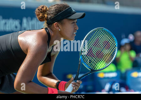 Naomi in Osaka (JPN) konkurrieren auf dem 2018 US Open Tennis. Stockfoto