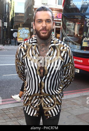 Peter Wicks x Hermano Launch Party im Ace Hotel shoreditch Mit: Peter Wicks Wo: London, Großbritannien Wann: 31 Aug 2018 Quelle: WENN.com Stockfoto