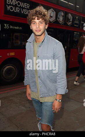 Peter Wicks x Hermano Launch Party im Ace Hotel shoreditch Mit: Eyal Booker Wo: London, Großbritannien Wann: 31 Aug 2018 Quelle: WENN.com Stockfoto