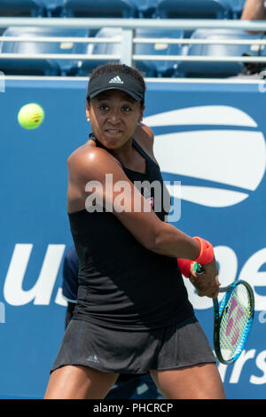 Naomi in Osaka (JPN) konkurrieren auf dem 2018 US Open Tennis. Stockfoto