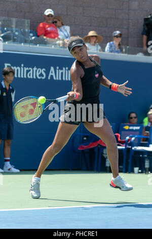 Naomi in Osaka (JPN) konkurrieren auf dem 2018 US Open Tennis. Stockfoto