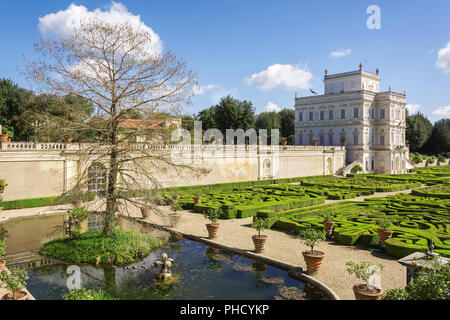 Secret Garden in der Villa Doria Pamhili in Rom, Italien Stockfoto