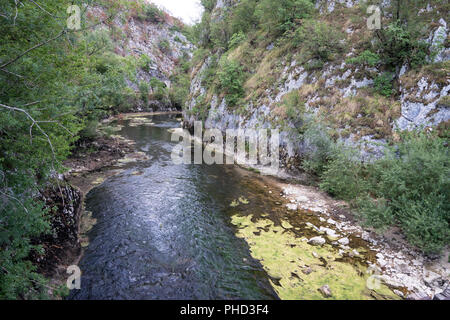 Schlucht des Flusses Sana, Bosnien Stockfoto