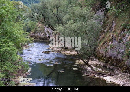 Schlucht des Flusses Sana, Bosnien Stockfoto