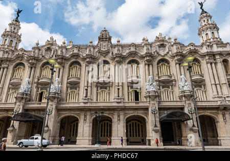 Gran Teatro de La Habana, Havanna, Kuba ist Gastgeber der größten Sänger und Tänzer. Stockfoto