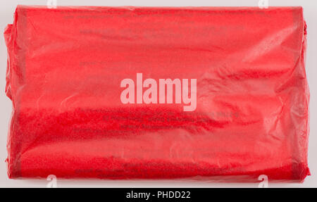 Feuerwerkskörper auf weißem Hintergrund fotografiert. Stockfoto