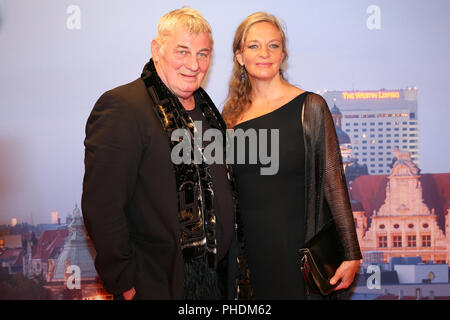 Heinz Hoenig und Gabriele Lechner Stockfoto