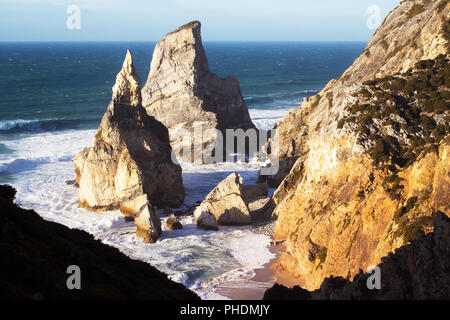 Praia da Ursa, Portugal Stockfoto