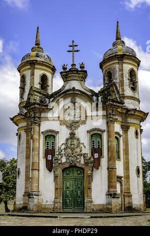 Ouro Preto St. Francis of Assis Kirche Stockfoto