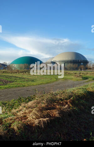 Bio gas Tanks Stockfoto