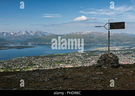 Blick auf Oslo und Bergen, Norwegen Stockfoto