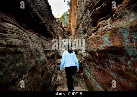 Trekking im Kalbarri National Park - Australien Stockfoto