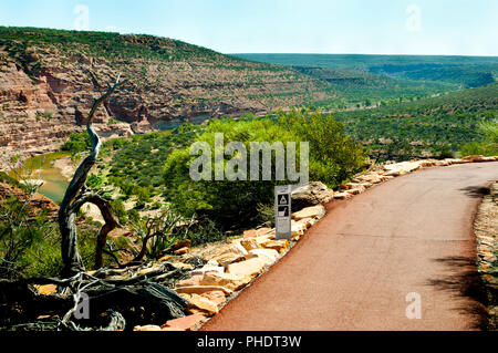 Trekking im Kalbarri National Park - Australien Stockfoto