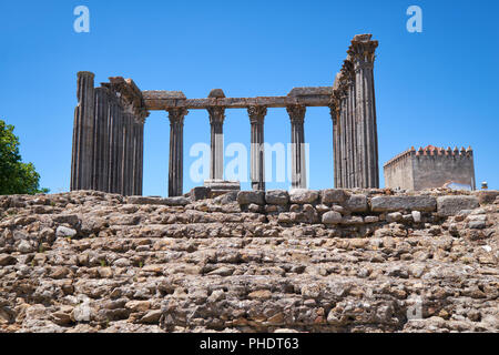 Tempel der Diana. Evora. Portugal Stockfoto