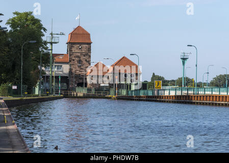 Lock, Minden, Ostwestfalen-Lippe, Deutschland, Europa Stockfoto