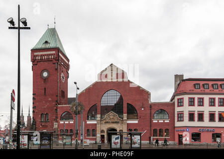 Market-Hall in Breslau Stockfoto