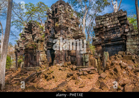 Prasat Chrap in der Koh Ker Komplex, Kambodscha. Stockfoto