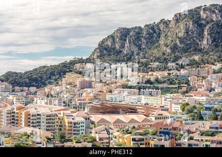 Monaco Fontvieille Stadtbild Stockfoto