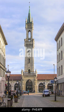 Bahnhof Turm Konstanz Stockfoto