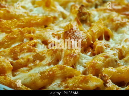 Crockpot Pasta Stockfoto